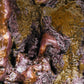 Cropped Version of Kolanut Coated with Copper, Putty and Painted with Gold and Purple Paint