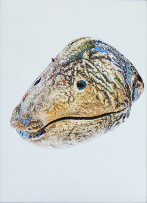 Hand Embellished Textured Head